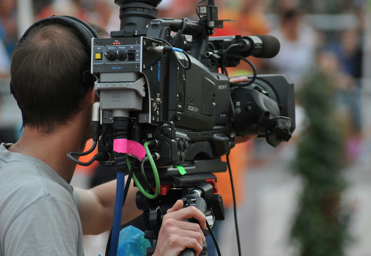 TV-Produktion beim Triathlon Roth 2015