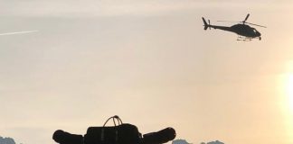 Skispringen in Oberstdorf mit GPS-Antennen-Tracker Skispringen in Oberstdorf mit GPS-Antennen-Tracker