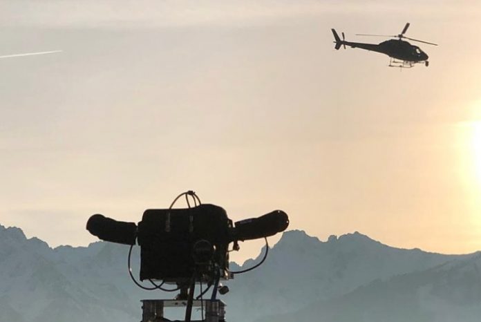 Skispringen in Oberstdorf mit GPS-Antennen-Tracker Skispringen in Oberstdorf mit GPS-Antennen-Tracker