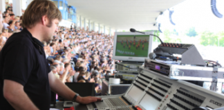 Gymnaestrada in Lausanne mit Riedel-Technik Gymnaestrada in Lausanne mit Riedel-Technik
