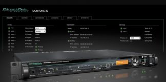 MONTONE.42 von DirectOut jetzt mit Stream-Redundanz MONTONE.42 von DirectOut jetzt mit Stream-Redundanz