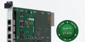 Stage Tec NEXUS XFIP/RIF67 erhält „ST2110 JT-NM Tested“ Label Stage Tec NEXUS XFIP/RIF67 erhält „ST2110 JT-NM Tested“ Label