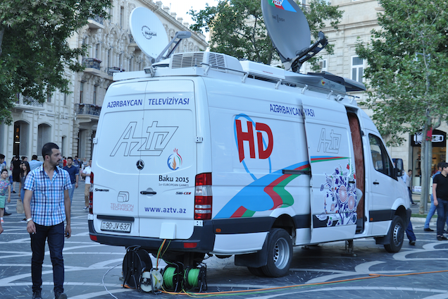 SNG von Azerbaijan TV in Baku