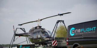 Cineflight mit neuem Helicopter-Trailer Cineflight mit neuem Helicopter-Trailer
