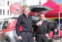 Minicaster auf der BBC 2012 Minicaster auf der BBC 2012