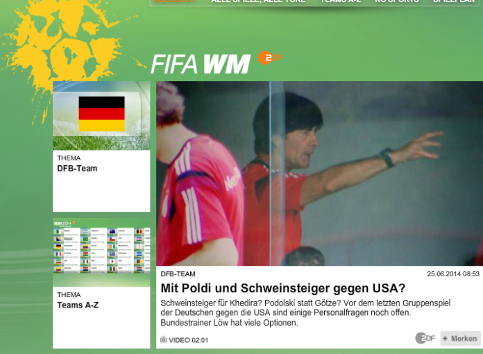 WM-Push für ZDFmediathek-App