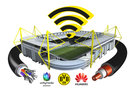 BVB-Stadion mit kostenlosem WLAN BVB-Stadion mit kostenlosem WLAN