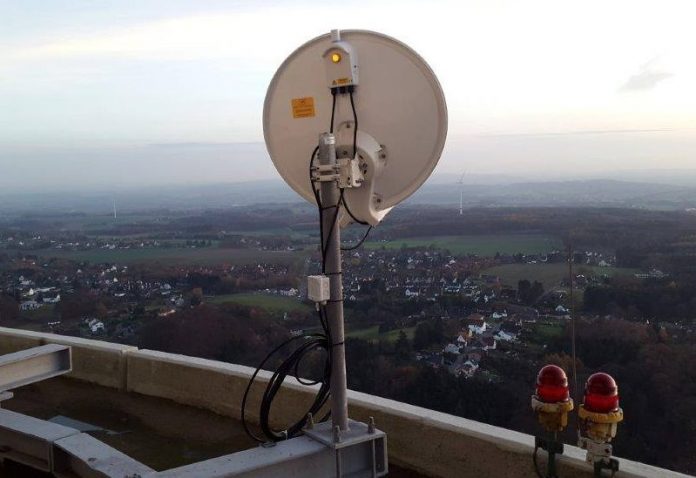Eusanet bietet Radio-Satelliten-Backup für Funktürme