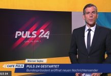 Live-News-Sender PULS 24 geht in Österreich on Air Live-News-Sender PULS 24 geht in Österreich on Air