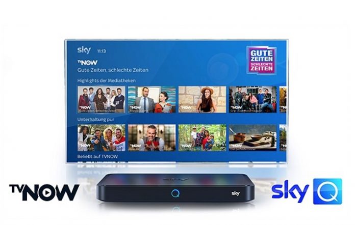 TVNOW jetzt auf Sky Q verfügbar