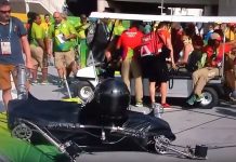 Seilkamera-Absturz im Olympic Park Seilkamera-Absturz im Olympic Park