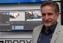 Mit HelmutFX am EditShare-Stand Wolfgang Felix, Geschäftsführer von moovIT