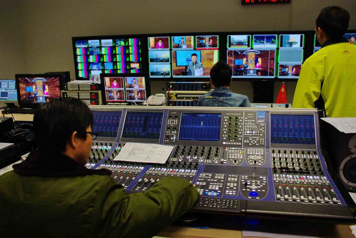Lawo-Pult bei Channel 1 von CCTV im IBC