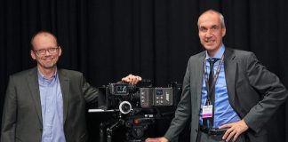 ARRI unterstützt internationale Konferenz der Filmhochschulen Michael Koppetz, ARRI und Prof. Peter Slansky, HFF