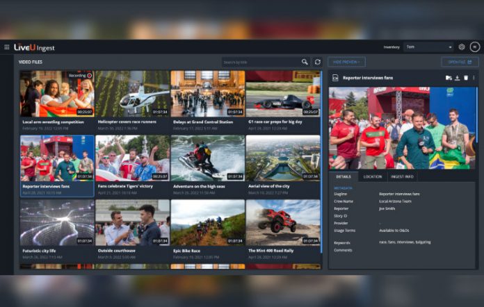 LiveU erleichtert mit Ingest das Metadaten-Tagging
