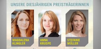 ARD/ZDF-Förderpreis-Siegerinnen „Frauen + Medientechnologie“ 2019 Magdalena Klingler, Anna Kruspe, Stefanie Müller