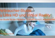 Werbung für UHD-TV auf der ANGA COM Werbung für UHD-TV auf der ANGA COM