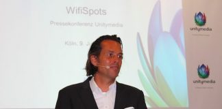 Unitymedias Rollout für öffentliches WLAN Unitymedia-Chef Lutz Schüler