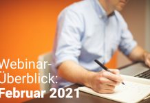 Webinare und Online-Konferenzen im Februar Webinare und Online-Konferenzen im Februar