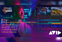 Neues Webinar zu „Avid Remote Collaboration und Workflow“ Neues Webinar zu „Avid Remote Collaboration und Workflow“