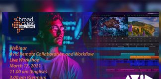 Neues Webinar zu „Avid Remote Collaboration und Workflow“ Neues Webinar zu „Avid Remote Collaboration und Workflow“
