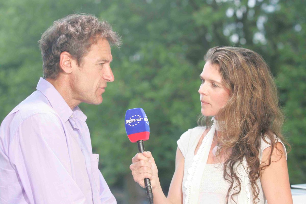Mats Wilander und Barbara Schett