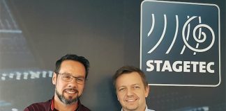 Neue Geschäftsleitung bei Stage Tec Neue Stage Tec-Geschäftsführer: Sascha Khelifa und René Harder ©Stage Tec