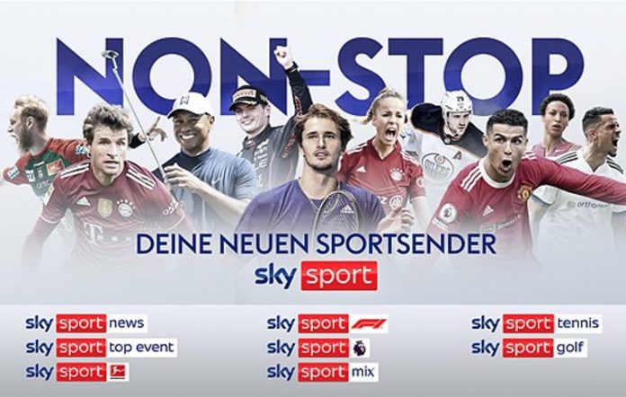Sky Sport startet neue 24-Stunden-Sender