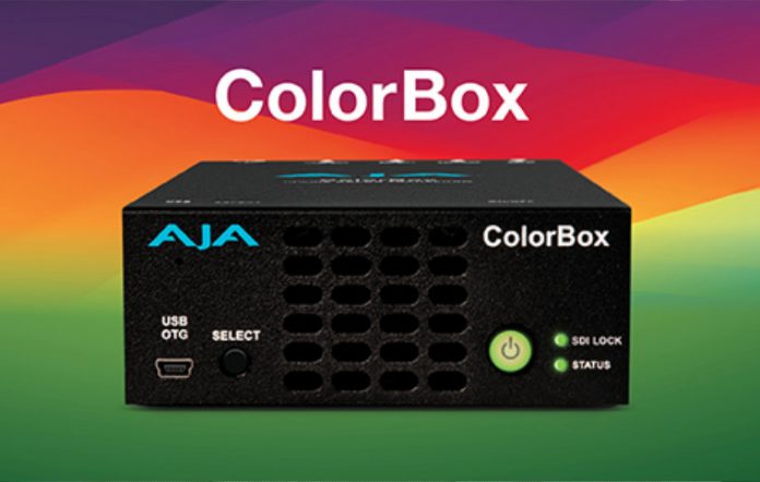 Farbraumkonvertierung: AJA stellt ColorBox vor