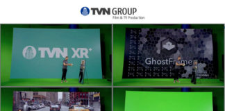 GhostFrame-Technologie in TVNs XR+ Studio GhostFrame-Technologie in TVNs XR+ Studio