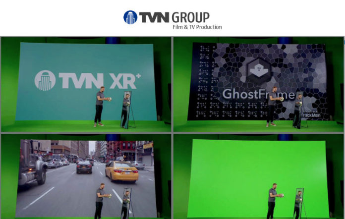 GhostFrame-Technologie in TVNs XR+ Studio
