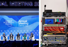 Weltwirtschaftsforum 2022 baut auf Riedel-Technik Weltwirtschaftsforum 2022 baut auf Riedel-Technik