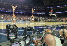 Blackcam-Einsatz bei Basketball-Produktion Blackcam Robotics bei NCAA Men's Basketball Final Four in Houston
