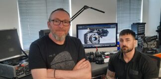 Video Europe gründet neuen Standort in Cardiff Tom McNally und Callum Barrand von Video Europe in Cardiff