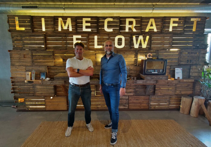 Limecraft Vorstandsvorsitzender und CRO Maarten Verwaest (li.) und CEO Joris Claes