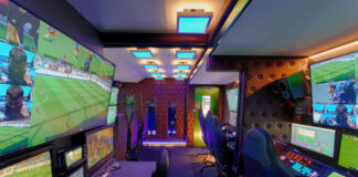 Ü12 von TV SKYLINE besticht durch innovatives Raumkonzept TV SKYLINE Ü12 Ü-Wagen Innenansicht