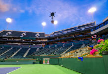 ATP Media setzt langfristig auf Birds Camera Solutions Seilkamerasystem von Birds Camera Solutions in Indian Wells