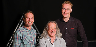 Riedel gewinnt mit AV Worx neuen Distributionspartner Justin Acers & Mark Malherbe, AV Worx; Adrian van Rooij, Riedel