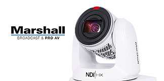 Marshall stellt neue PTZ-Kamera mit NDI|HX2 vor CV630-NDIW, Marshall Electronics