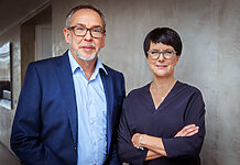 Nicole Glatzmaier wird zweite Geschäftsführerin von RTLZWEI Andreas Bartl und Nicole Glatzmaier von RTLZWEI