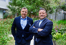 EMG und Gravity Media fusionieren John Newton (left) and Shaun Gregory of EMG/Gravity Media