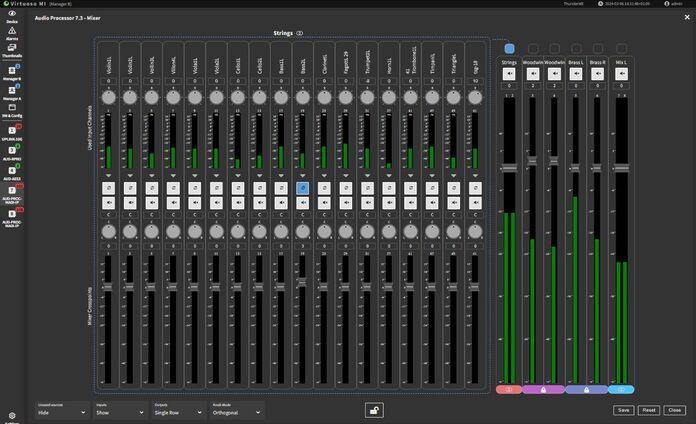 Audio-Processor 7.3-Mixer von Nevions Virtuoso