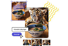 Adobe Express jetzt mit Firefly KI-Technologie Generative Fill jetzt integriert in Adobe Express