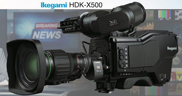 Ikegami zeigt die neue HDK-X500 3-CMOS HD Kamera auf der NAB 2024