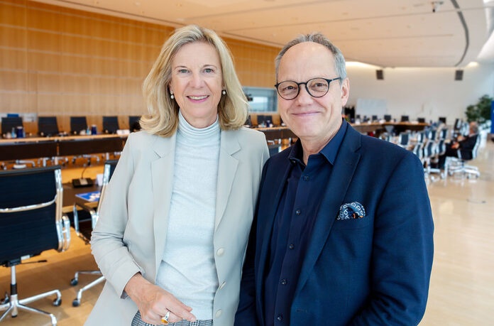 Katja Wildermuth (Intendantin BR) und Kai Gniffke (Intendant SWR & ARD-Vorsitzender)