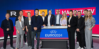 Telekom und RTL stellen Programm zur Fußball-EM vor UEFA EURO 2024 Teamvorstellung RTL / MAGENTA TV