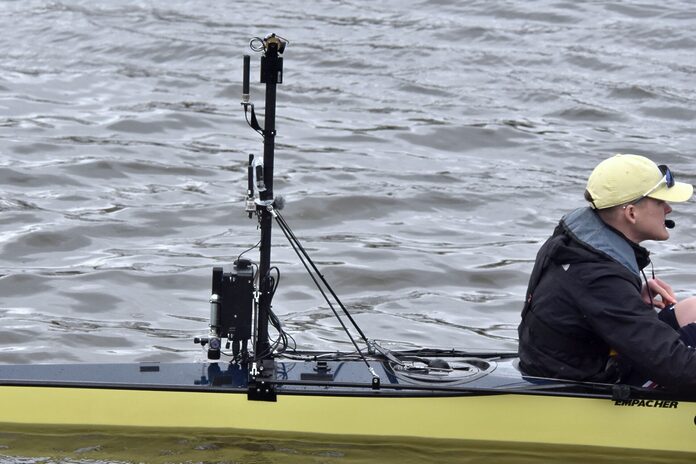 Schwenk-/Neigekopf-Funkkamerasystem von Videosys beim Boat Race 2024