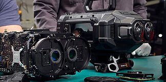 Apple zeigt immersive Video-Technik von Blackmagic Noch in der Entwicklung – die neue URSA Cine Immersive Kamera von Blackmagic Design