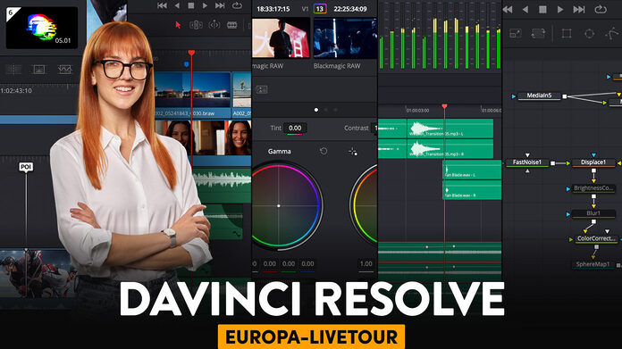 DaVinci Resolve Europa-Tour Teaser