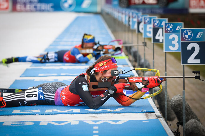 IBU Biathlon-Weltcup in Oberhof, Vanessa Voigt (SV Rotterode/ GER)